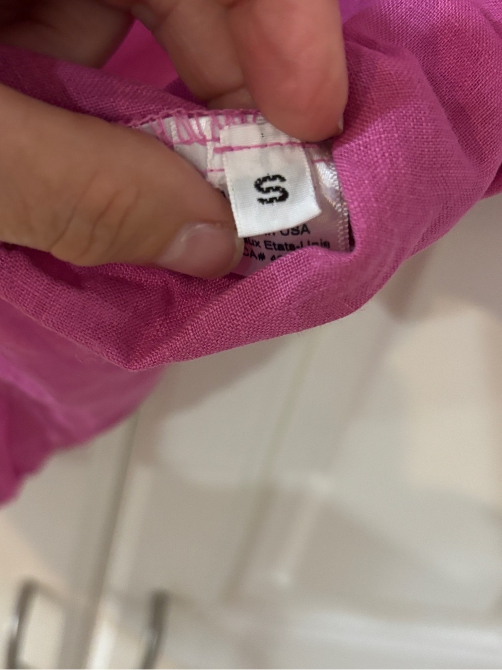 Stark X Fuchsia Button-Down Relaxed Shirt - Picture 4 of 4